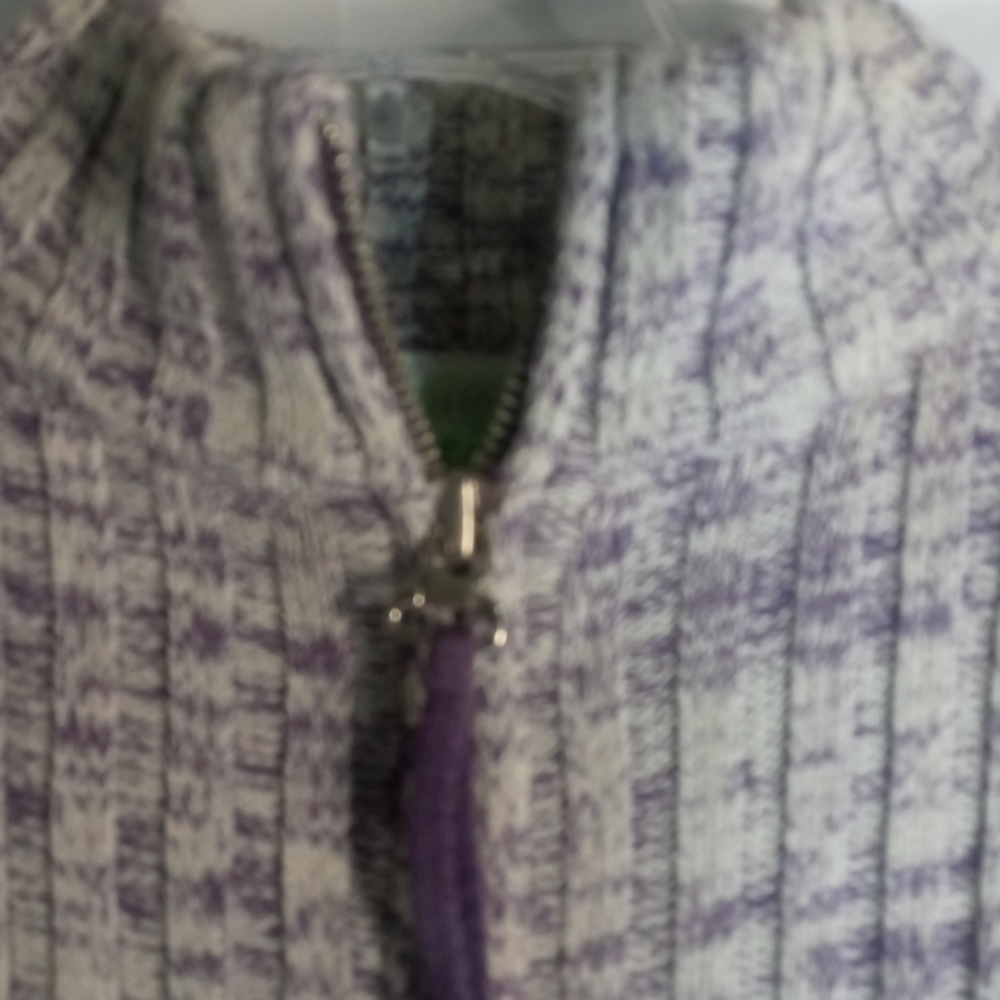 Girls Circo Purple Sweater Sz 10 - Picture 3 of 4